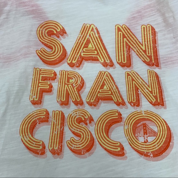 Top Paw San Franciso Statement Graphic Dog Travel Tee Shirt New Nwt Size Large - Picture 3 of 10